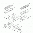 FLTRSEI 1PAC CVO ROAD GLIDE (2000) Подножки