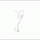 FLHTPI 1FMW ELECTRA GLIDE STANDARD POLICE (2000) Зеркало