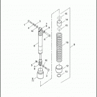 FXR4 1EVL CVO DYNA SUPER GLIDE (2000) REAR SHOCK ABSORBERS