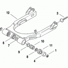 FXR3 EVLX FXR Super Glide (2000) REAR FORK