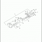 FXR4 1EVL CVO DYNA SUPER GLIDE (2000) Передний суппорт