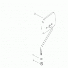 FLHPE FNVY Police Electra Glide (2000) (Japan Escort) Зеркало