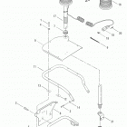 FLHPE FNVY Police Electra Glide (2000) (Japan Escort) STROBE LAMPS - REAR, LICENSE PLATE HOLDER