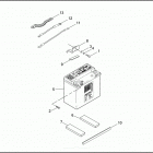 FXR4 1EVL CVO DYNA SUPER GLIDE (2000) Аккумулятор