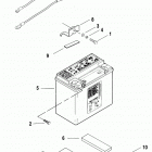 FXR3 EVLX FXR Super Glide (2000) Аккумулятор