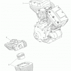 FLHPE FNVY Police Electra Glide (2000) (Japan Escort) ENGINE, CYLINDERS, & HEADS
