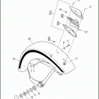 FLSTS 1BRY HERITAGE SPRINGER (2000) FRONT FENDER - FLSTS