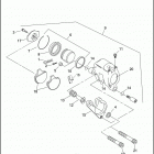 FXSTS 1BLY SPRINGER SOFTAIL (2000) FRONT BRAKE CALIPER - SPRINGER MODELS