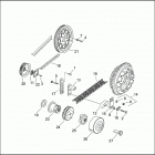 FXD 1GHV DYNA SUPER GLIDE (2000) BELTS, CHAINS & SPROCKETS