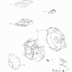 FLHPE FNVY Police Electra Glide (2000) (Japan Escort) CRANKCASES, CAM COVER, ROCKER COVERS