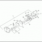 FXD 1GHV DYNA SUPER GLIDE (2000) Передний суппорт