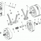 FXR3 EVLX FXR Super Glide (2000) PISTONS, CONNECTING RODS & FLYWHEELS