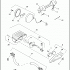 FLTRSEI 1PAC CVO ROAD GLIDE (2000) TAIL LAMP & REAR TURN SIGNALS
