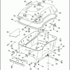 FLHTCI 1FFW ELECTRA GLIDE CLASSIC (2000) LUGGAGE BOX (KING TOUR-PAK)