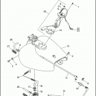 FLTR 1FPV ROAD GLIDE (2000) FUEL TANK, CARBURETED - FLHT, FLHTC & FLTR