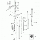 FXSTD 1BSY SOFTAIL DEUCE (2000) FRONT FORK - FXSTD