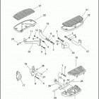 FLTRI 1FSW ROAD GLIDE (2000) FOOTBOARDS