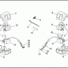 FXR3 1ETL CVO DYNA SUPER GLIDE (1999) HANDLEBAR SWITCHES