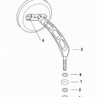 FXR3 EVLX FXR Super Glide (2000) Зеркало
