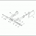 FXR4 1EVL CVO DYNA SUPER GLIDE (2000) REAR FORK