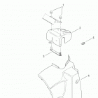 FLHPE FNVY Police Electra Glide (2000) (Japan Escort) HEADLAMP NACELLE - FLHP / FLHPI