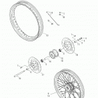 FXDS-CONV GGVY Dyna Glide Convertible (2000) FRONT WHEEL - LACED