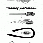 FXSTB 1BTY NIGHT TRAIN (2000) FUEL TANK TRIM