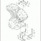 FLHTC 1DJV ELECTRA GLIDE CLASSIC (2000) ENGINE MOUNTS & STABILIZER LINKS