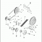 FLHTCUI 1FCW ULTRA CLASSIC (2000) BELTS, CHAINS &  SPROCKETS