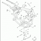 FXD 1GHV DYNA SUPER GLIDE (2000) FRAME & JIFFY STAND