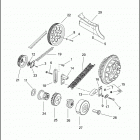 FLTRSEI 1PAC CVO ROAD GLIDE (2000) BELTS, CHAINS & SPROCKETS