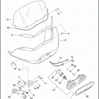 FLTRSEI 1PAC CVO ROAD GLIDE (2000) WINDSHIELD, FAIRING & HEADLAMPS