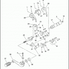 XL1200 1CAP SPORTSTER 1200 (2000) Переключение скоростей