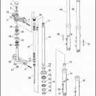 FXR4 1EVL CVO DYNA SUPER GLIDE (2000) Передняя вилка