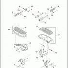 FXSTB 1BTY NIGHT TRAIN (2000) FOOTRESTS & FOOTBOARDS