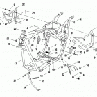 FXR3 EVLX FXR Super Glide (2000) FRAME, & JIFFY STAND