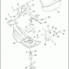 FLHTPI 1FMW ELECTRA GLIDE STANDARD POLICE (2000) SEAT - AIR CUSHION