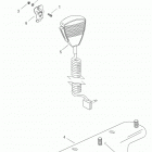 FLHPE FNVY Police Electra Glide (2000) (Japan Escort) MICROPHONE & RADIO MOUNTING BRACKETS