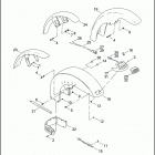 FXSTB 1BTY NIGHT TRAIN (2000) FRONT FENDER - FXST, FXSTB, FXSTD, FLSTC & FLSTF