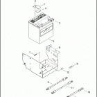 FLTRSEI 1PAC CVO ROAD GLIDE (2000) BATTERY, TRAY & CABLES