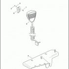FLHTPI 1FMW ELECTRA GLIDE STANDARD POLICE (2000) MICROPHONE & RADIO MOUNTING BRACKETS