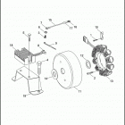 FXR4 1EVL CVO DYNA SUPER GLIDE (2000) ALTERNATOR & REGULATOR