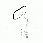 FLTRI 1FSW ROAD GLIDE (2000) Зеркало