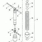 FXR3 EVLX FXR Super Glide (2000) REAR SHOCK ABSORBERS