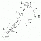 FXR3 EVLX FXR Super Glide (2000) FUEL GAUGE