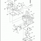 FXD 1GHV DYNA SUPER GLIDE (2000) TRANSMISSION HOUSING & OIL TANK
