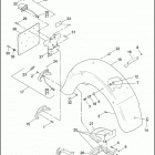 FLHTCUI 1FCW ULTRA CLASSIC (2000) Задний бампер