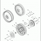 FXSTB 1BTY NIGHT TRAIN (2000) Заднее колесо