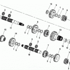 FXR3 EVLX FXR Super Glide (2000) TRANSMISSION GEARS