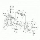 FXST 1BHL SOFTAIL STANDARD (1999) CRANKCASE - GEAR SIDE